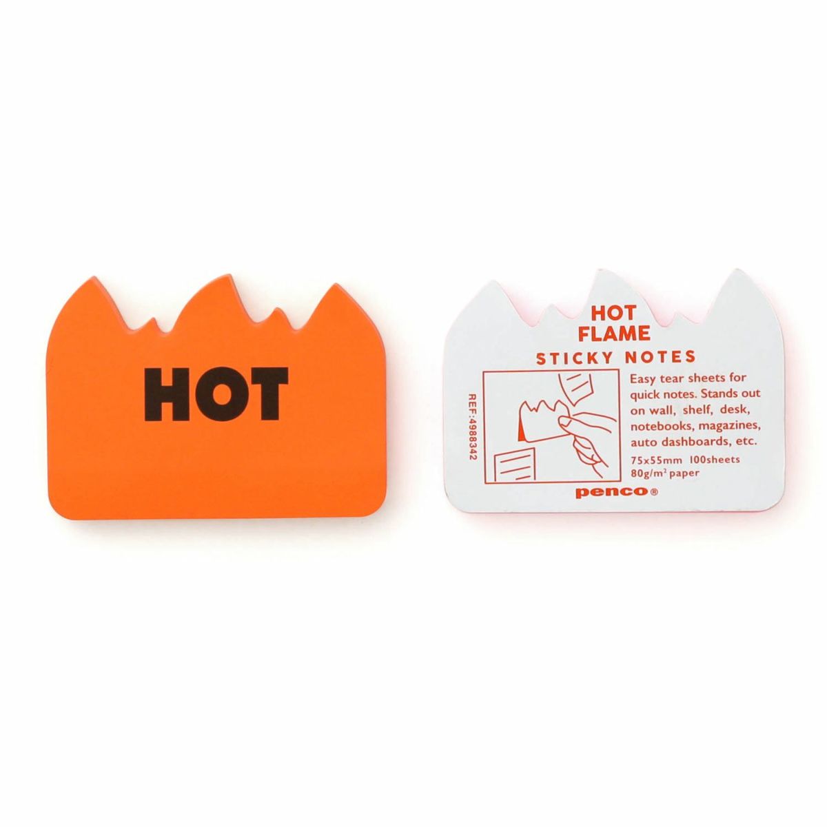 Hightide Penco Hot Flame Sticky Note