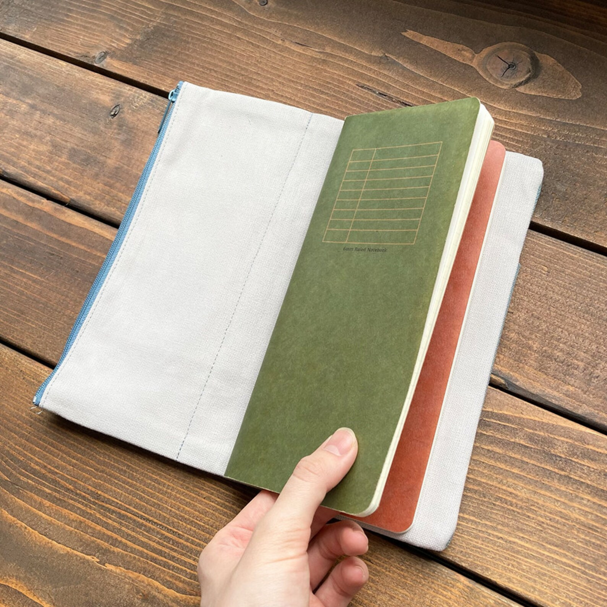 Yamamoto Paper RO‑BIKI NOTE Canvas Cover