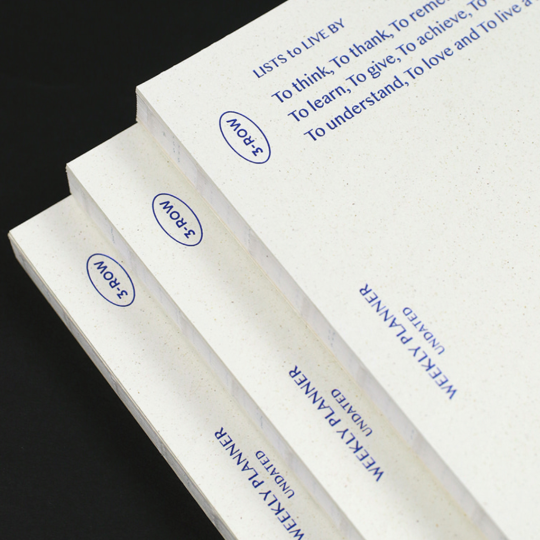 Paperian Lists To Live By Undated Planner