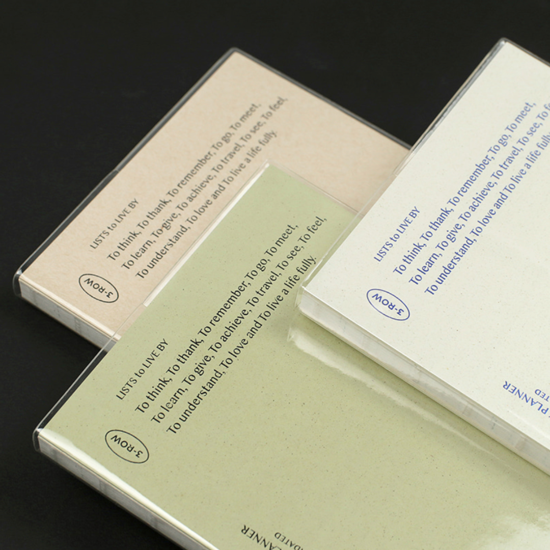 Paperian Lists To Live By Undated Planner