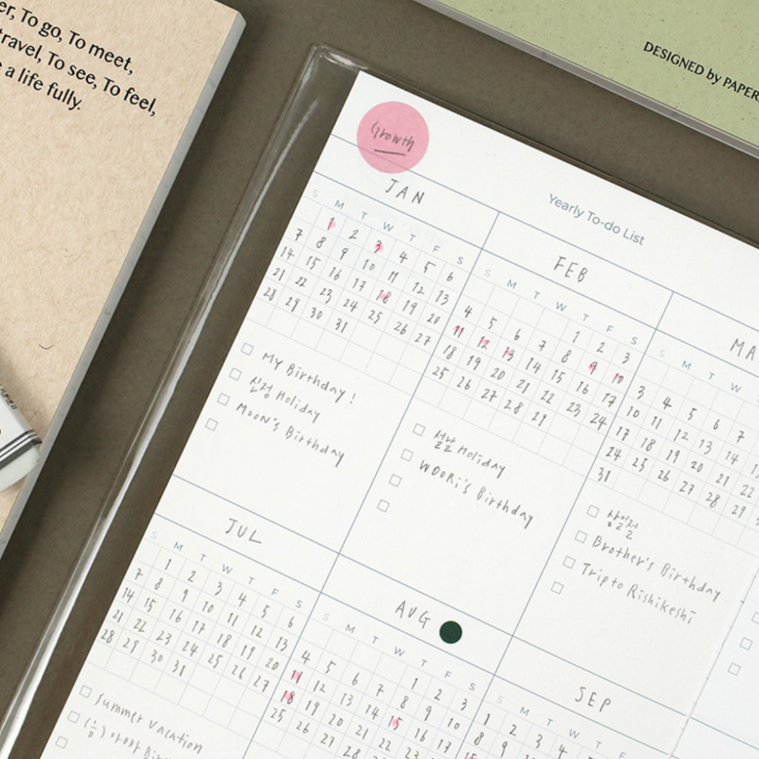 Paperian Lists To Live By Undated Planner