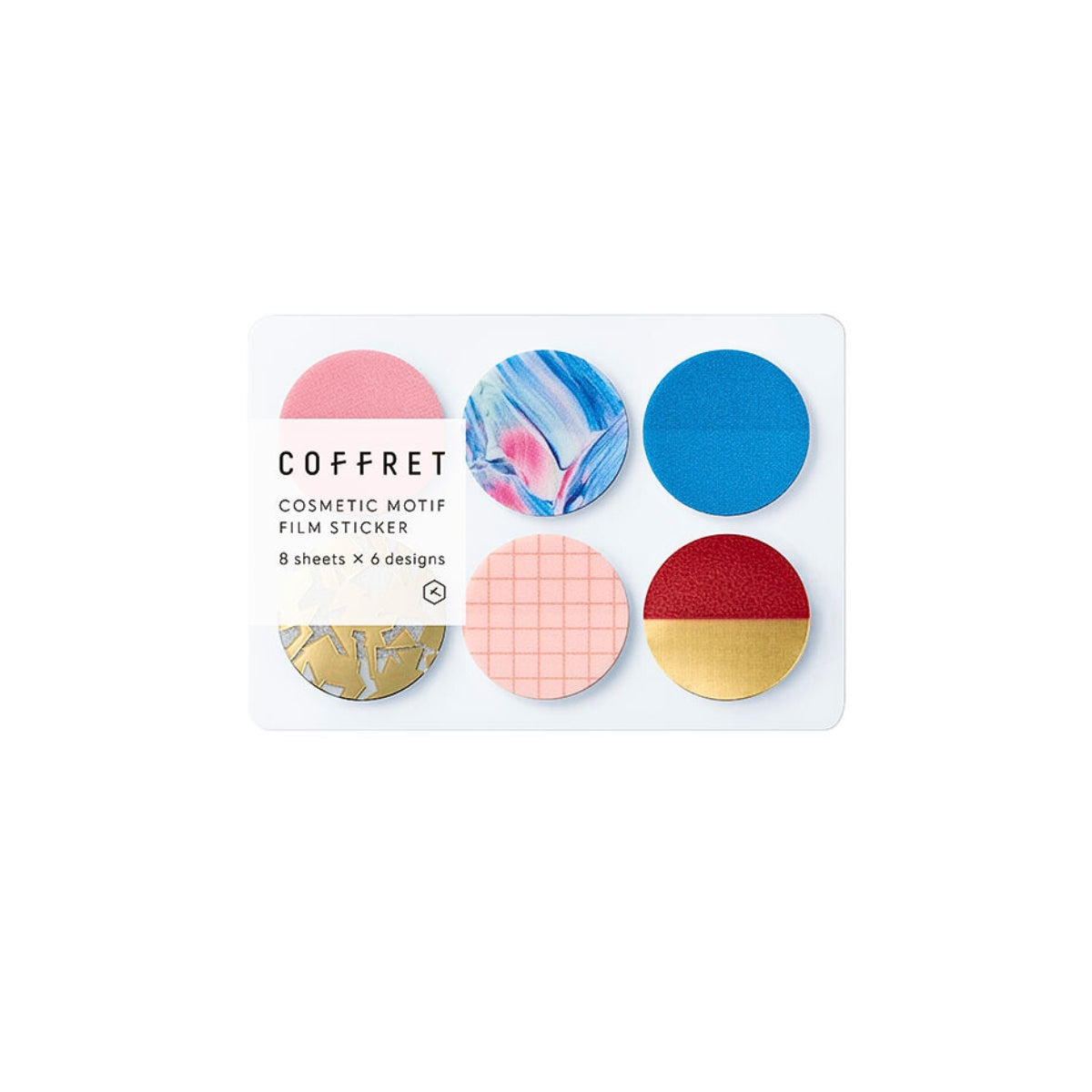 KING JIM COFFRET Cosmetic Film Sticker Set