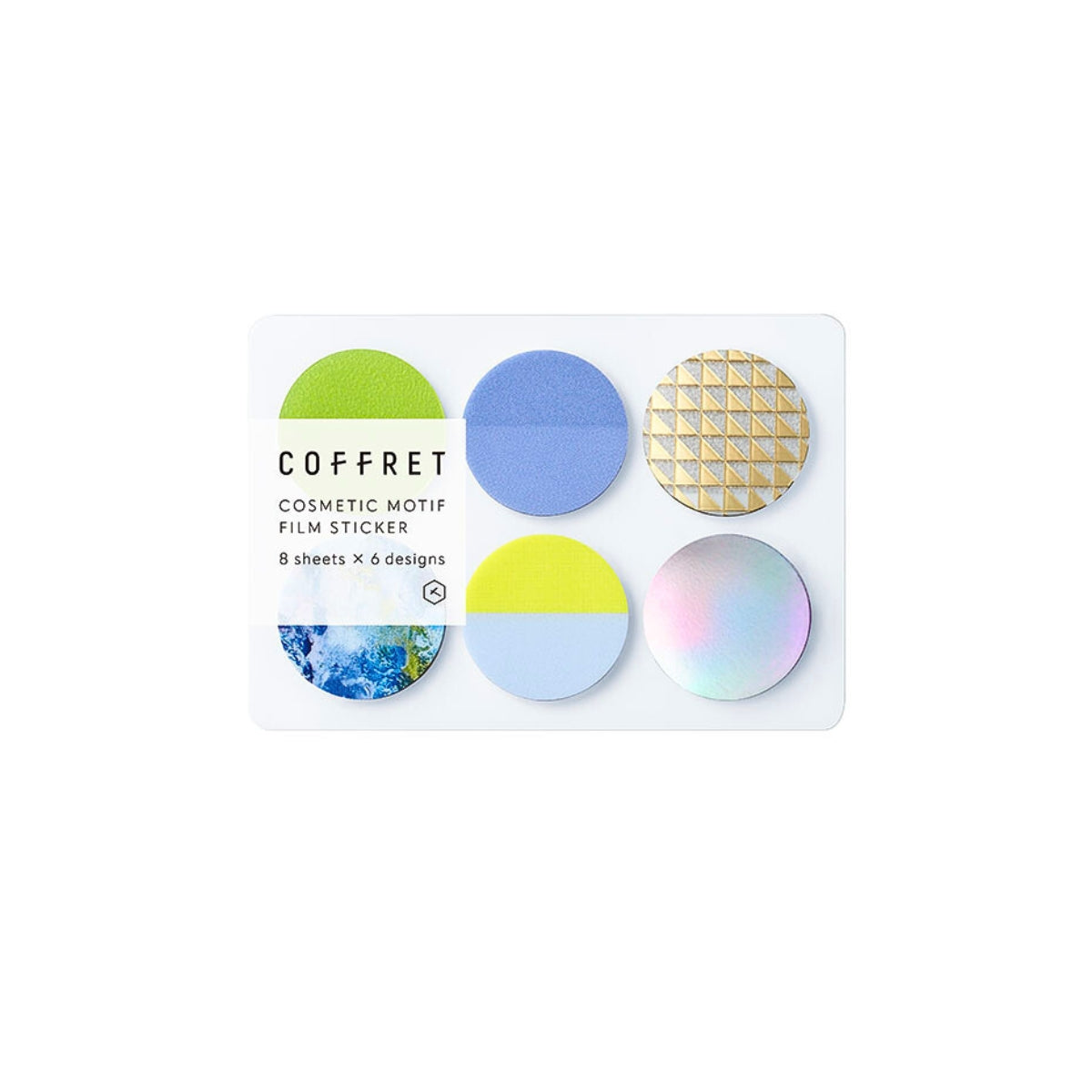 KING JIM COFFRET Cosmetic Film Sticker Set