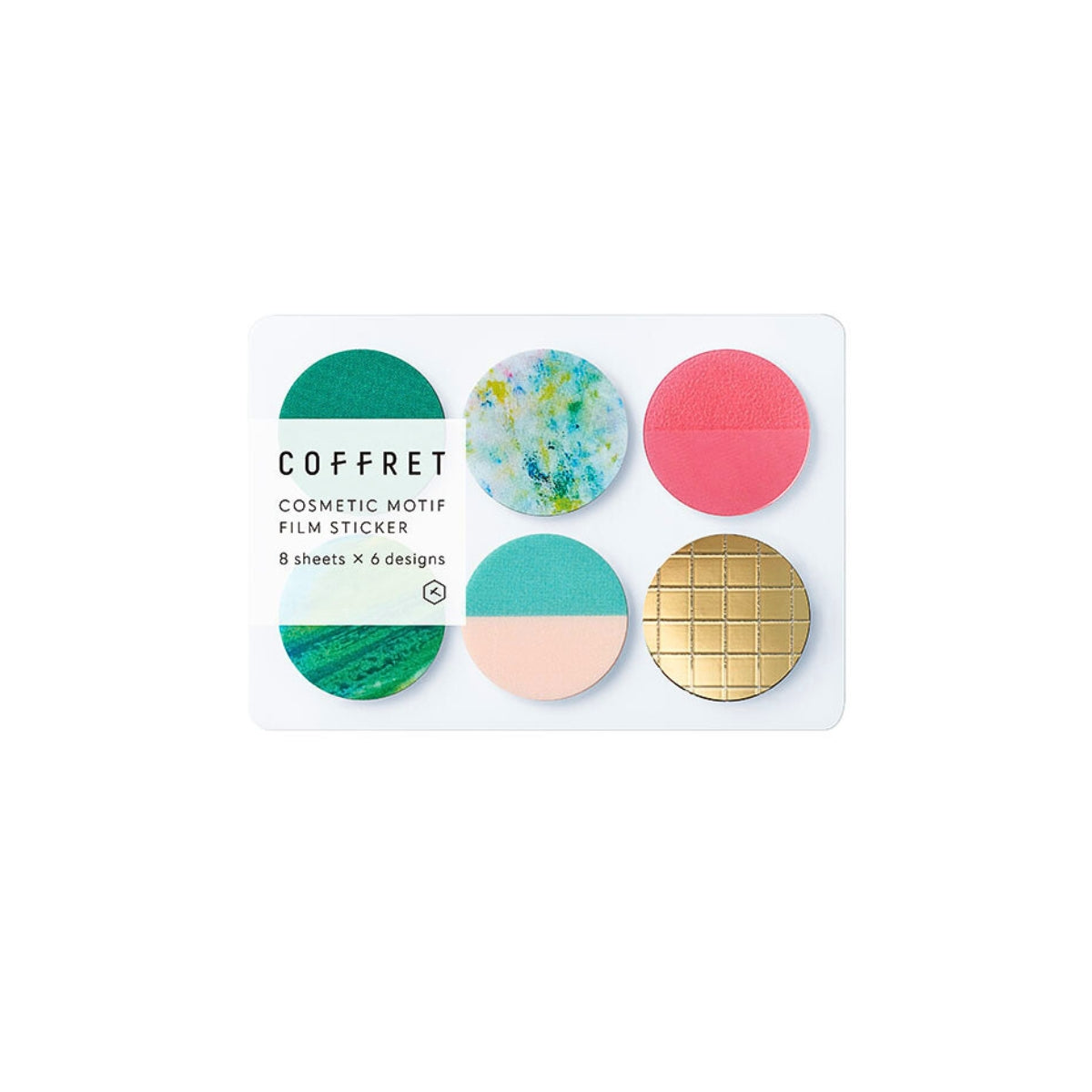 KING JIM COFFRET Cosmetic Film Sticker Set