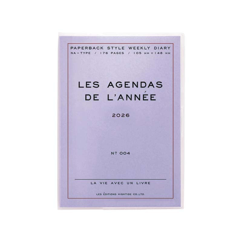 Hightide 2026 Les Agendas De L'année A6 Block Weekly Planner
