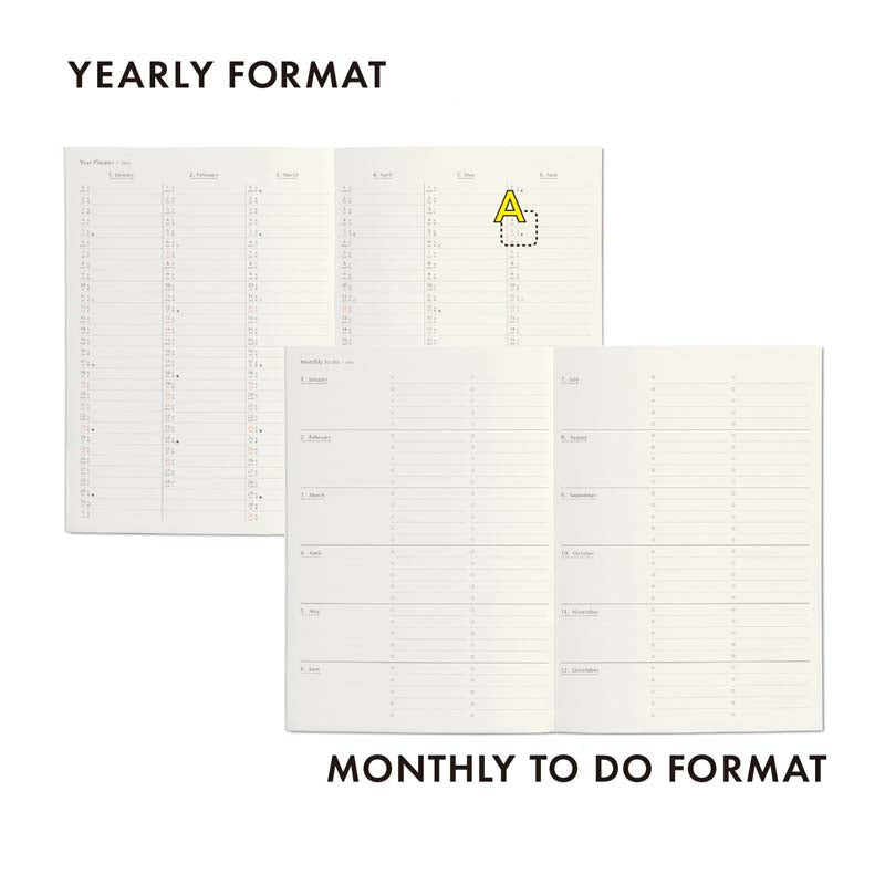 Hightide 2026 Fügen Planner A5 Monthly