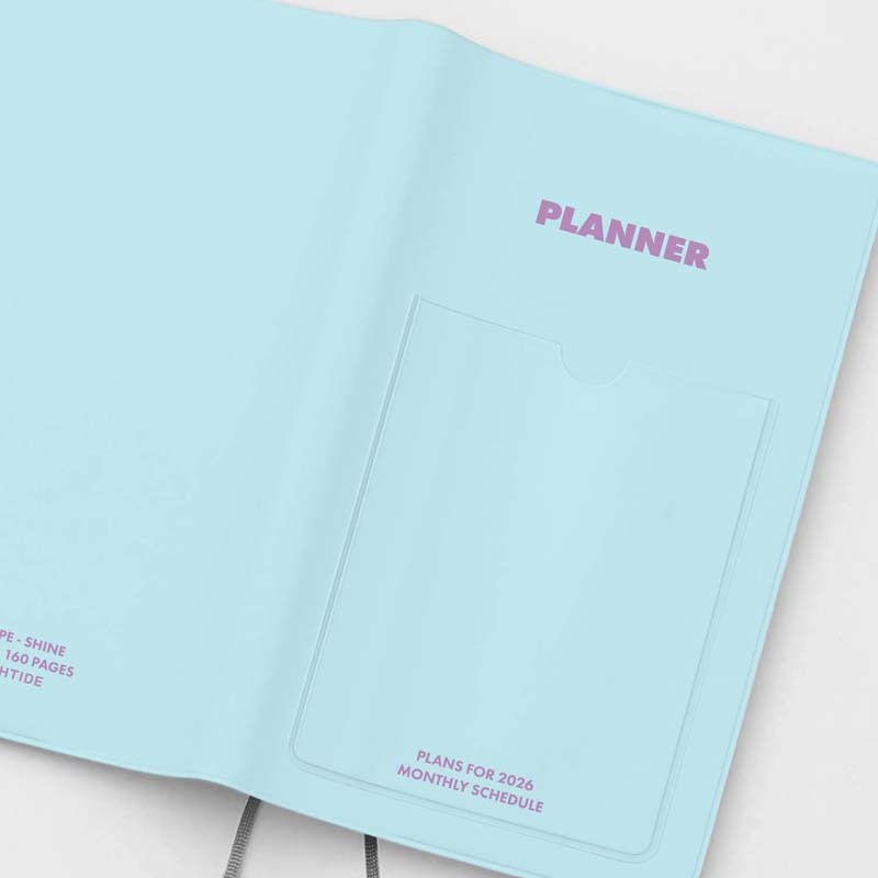 Hightide 2026 Pop-Colour B6 Monthly Planner