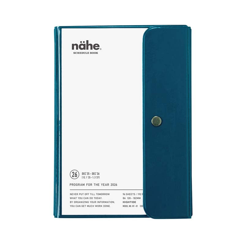 Hightide 2026 Nähe B6 Weekly Vertical Planner