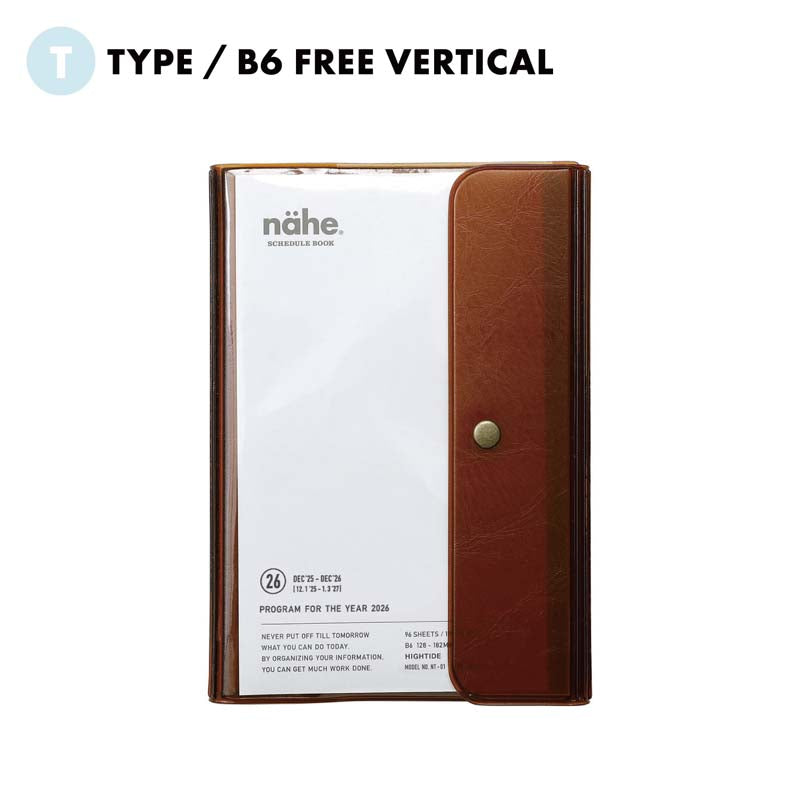 Hightide 2026 Nähe B6 Weekly Vertical Planner