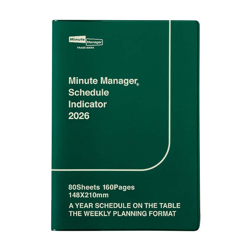 Hightide 2026 Minute Manager A5 Weekly Planner