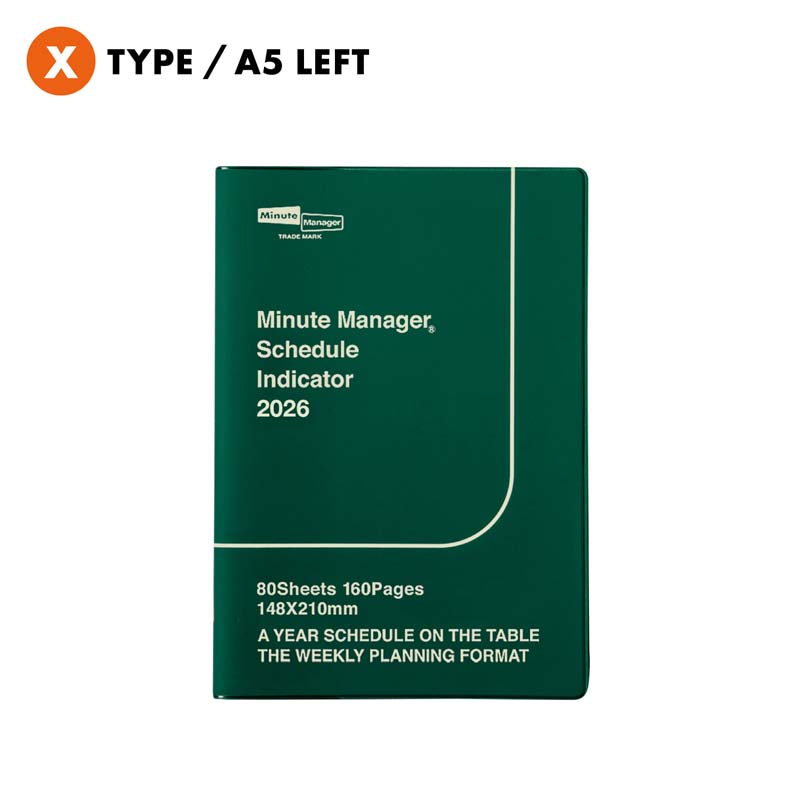 Hightide 2026 Minute Manager A5 Weekly Planner