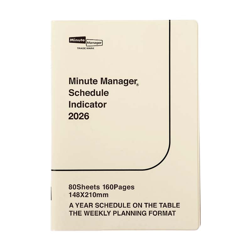 Hightide 2026 Minute Manager A5 Weekly Planner