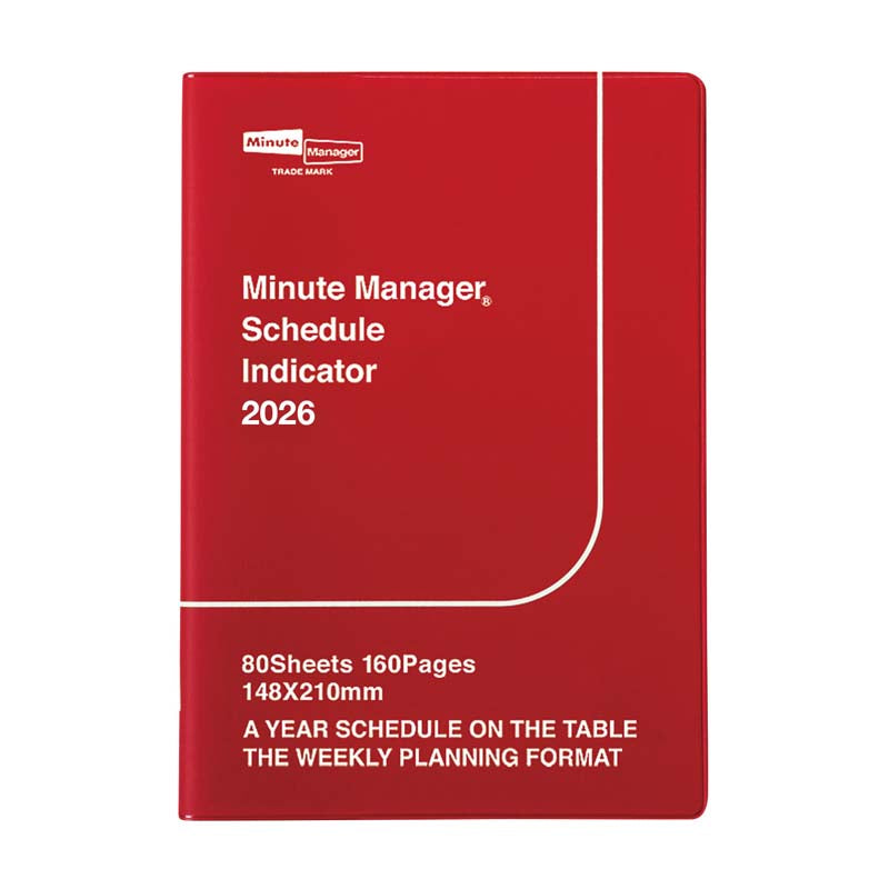 Hightide 2026 Minute Manager A5 Weekly Planner