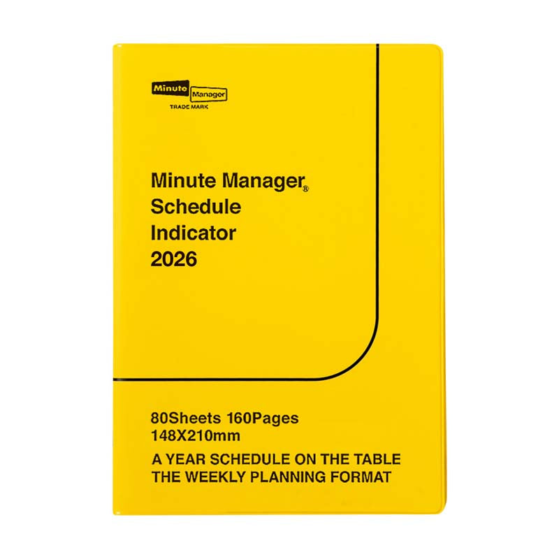 Hightide 2026 Minute Manager A5 Weekly Planner