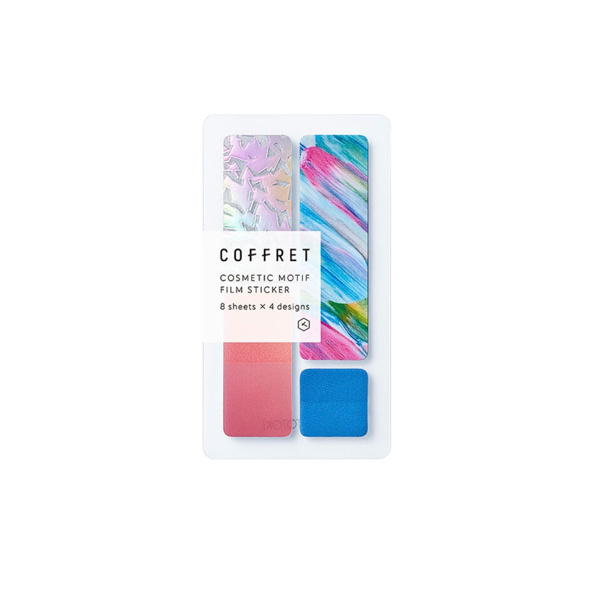 KING JIM COFFRET Cosmetic Film Sticker Set