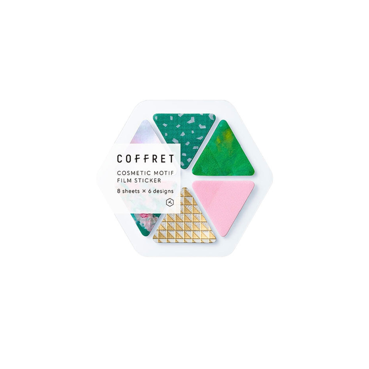KING JIM COFFRET Cosmetic Film Sticker Set