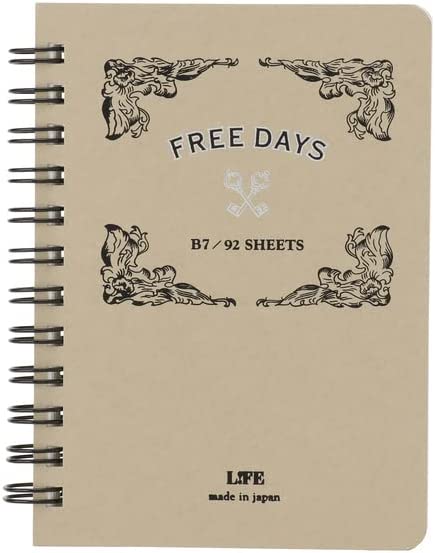 Life Free Days Notebook (B7)