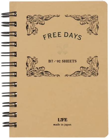 Life Free Days Notebook (B7)