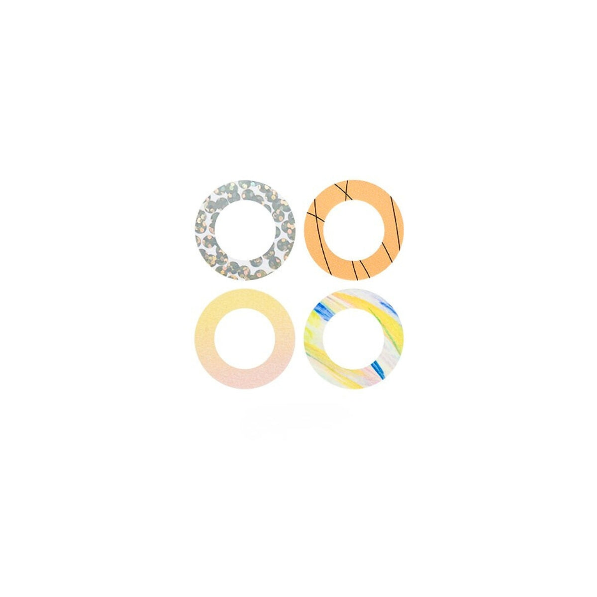 KING JIM COFFRET Cosmetic Film Sticker Set