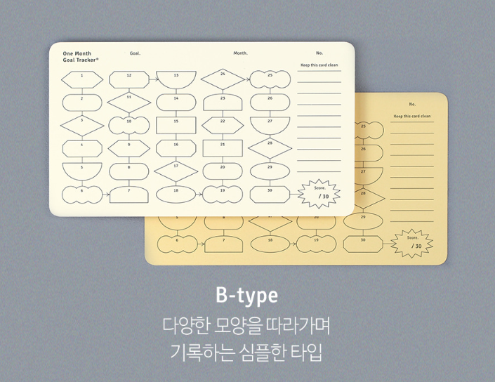 Paperian Goal Tracker One Month