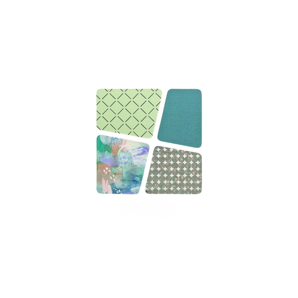 KING JIM COFFRET Cosmetic Film Sticker Set