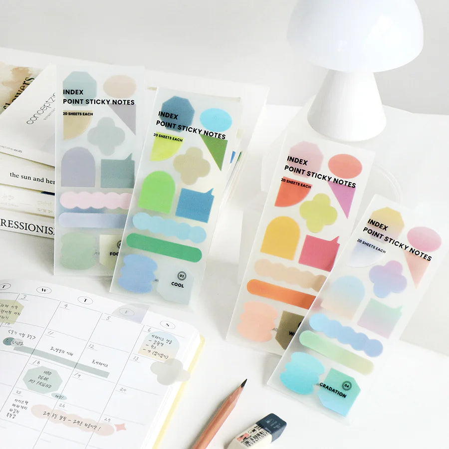 Iconic Index Point Sticky Notes