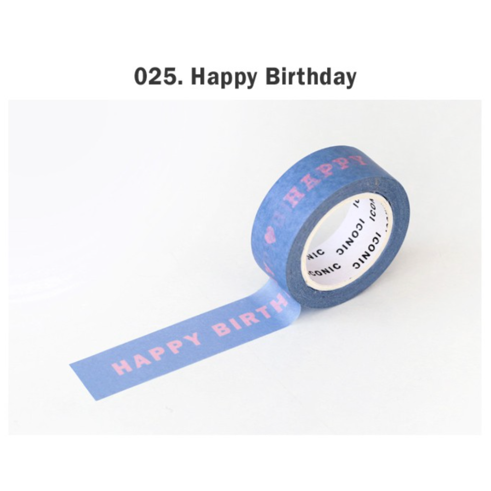 Iconic Masking Tape Message