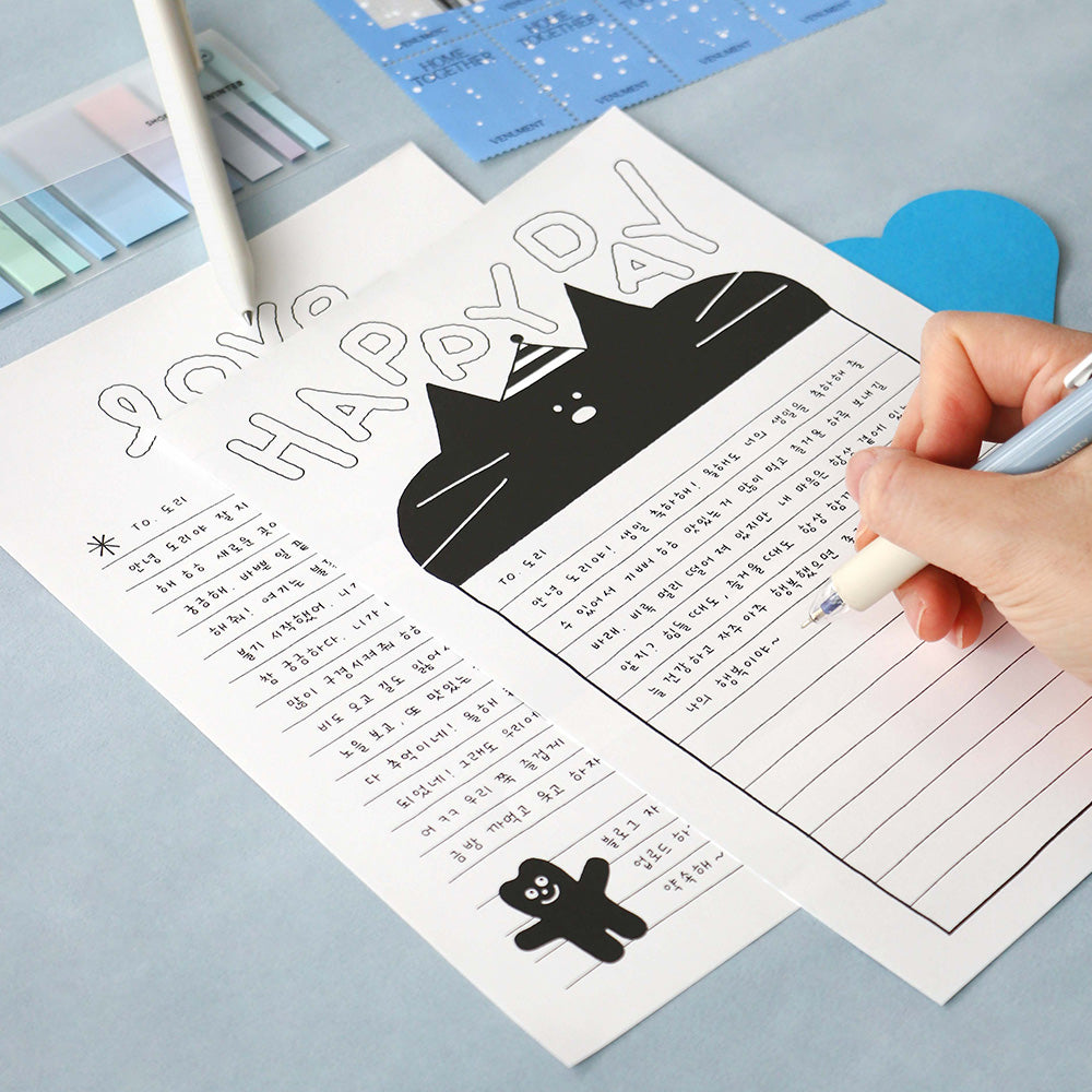 Iconic Doodle Letter Pad