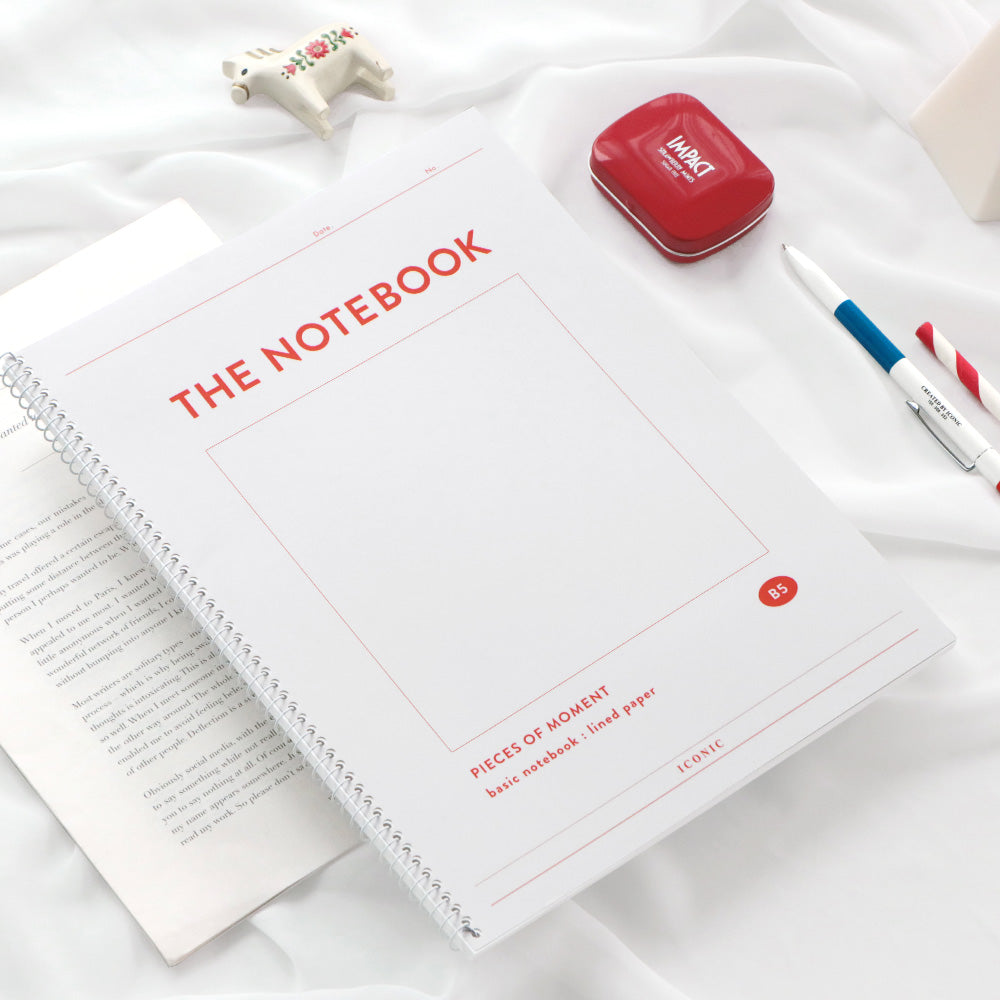 Iconic Basic Lined Notebook Semi-B5 – 26 Sheets
