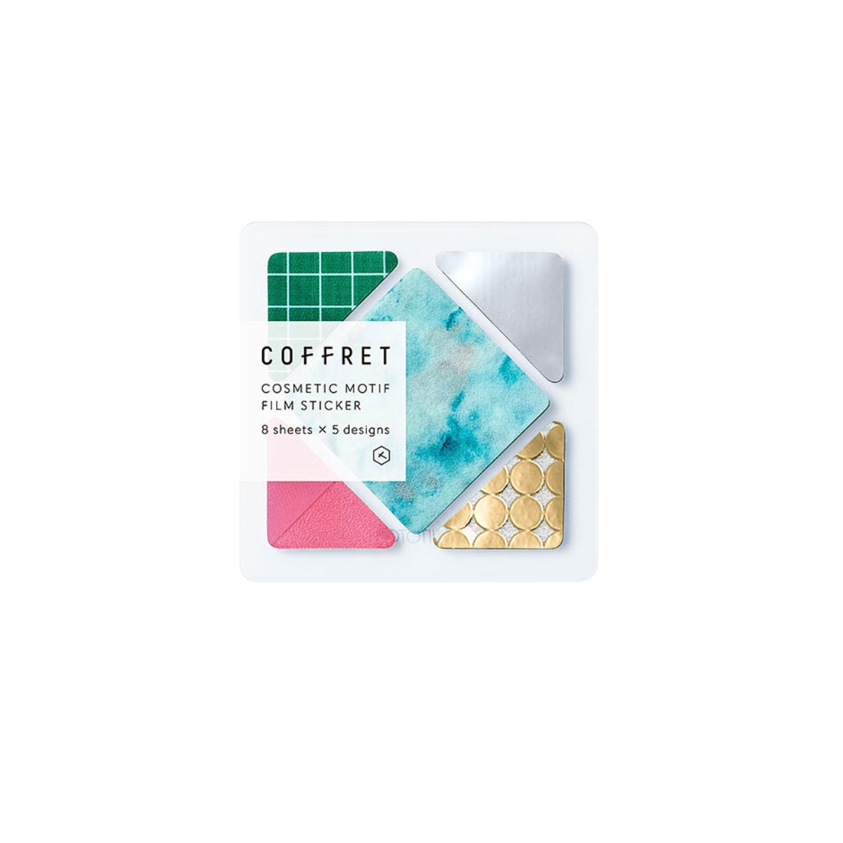 KING JIM COFFRET Cosmetic Film Sticker Set