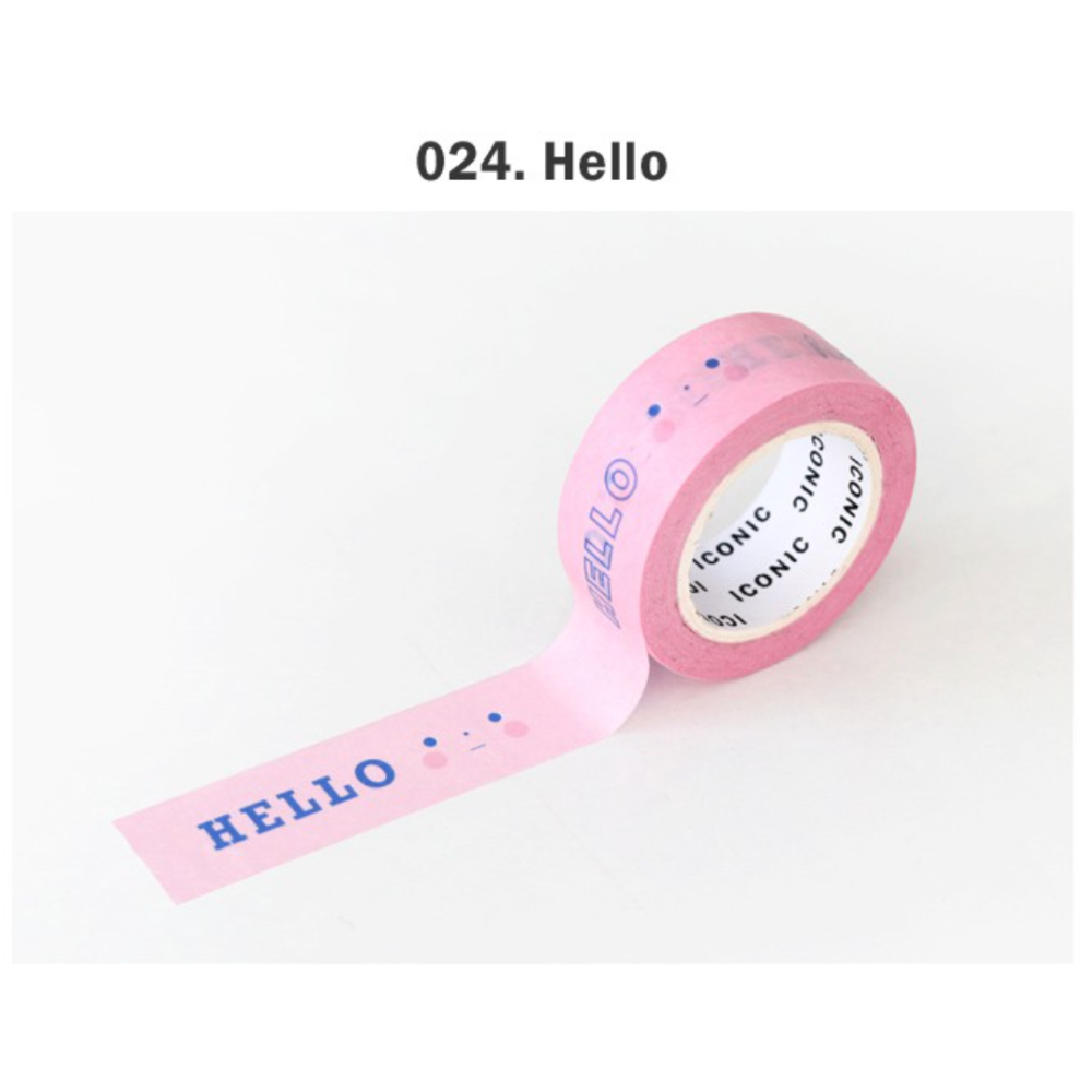 Iconic Masking Tape Message