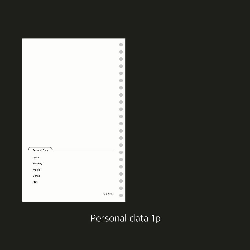 Paperian Archive Undated Weekly Planner