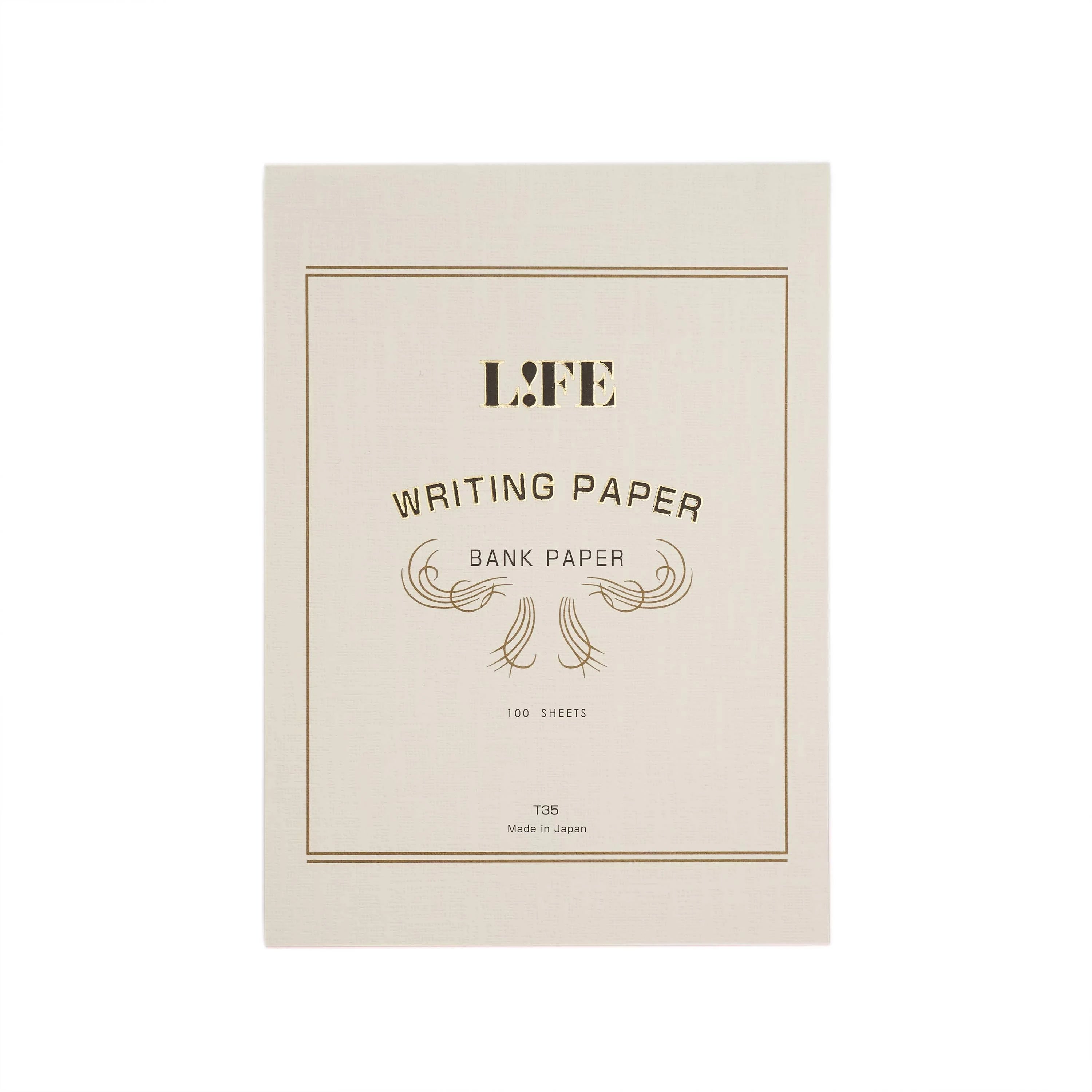Life 'Bank' Writing Paper (100 sheets) - Small