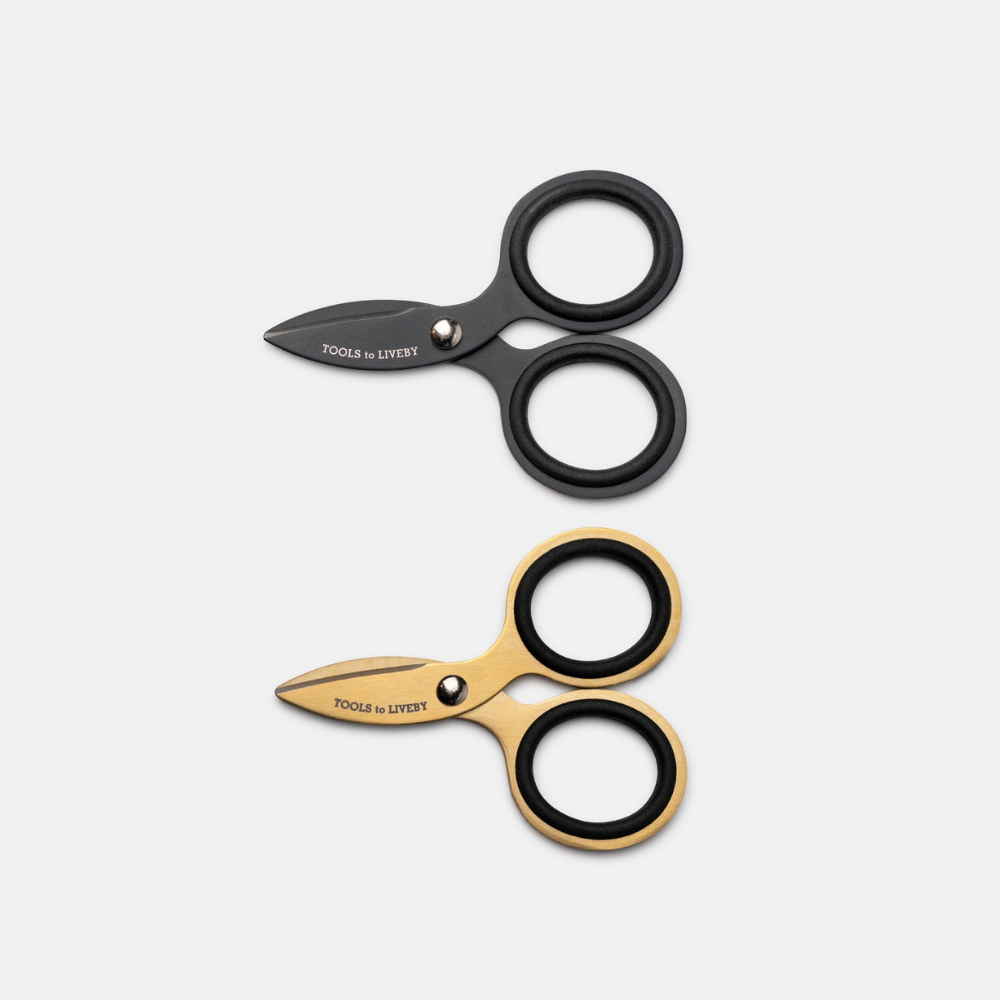 Tools to Live By -- Scissors 3" Gold