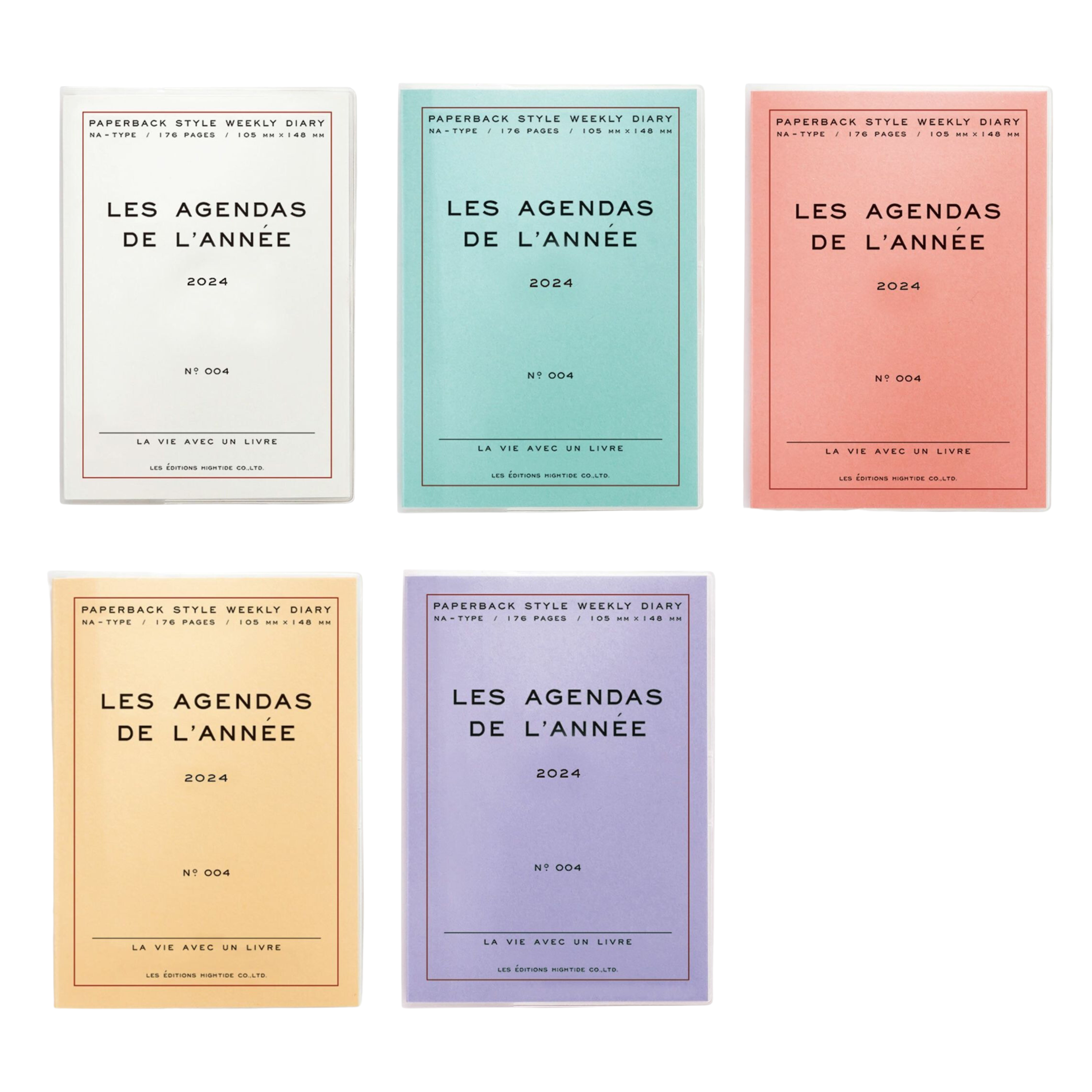 Elegant Hightide Les Agenda 2024 Diary showcasing weekly format