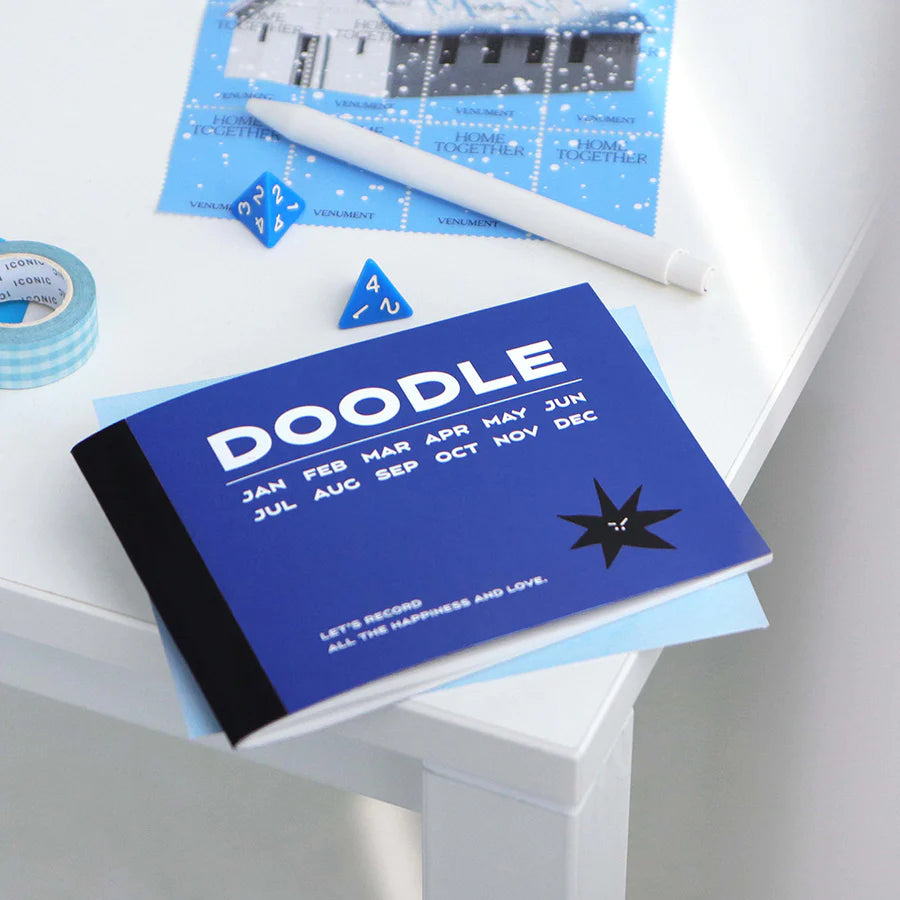 Iconic Doodle Daily Mini Notebook