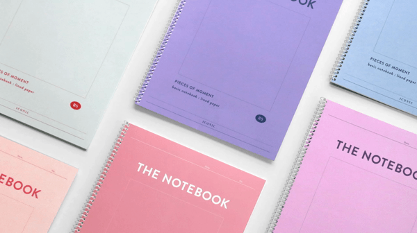 Iconic Basic Lined Notebook Semi-B5 – 26 Sheets