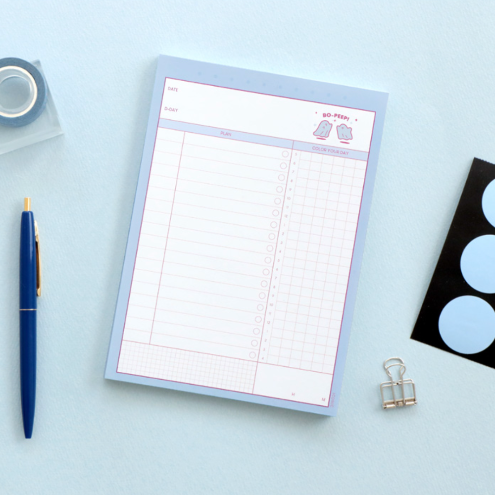 Iconic Daily Planner Memo Pad