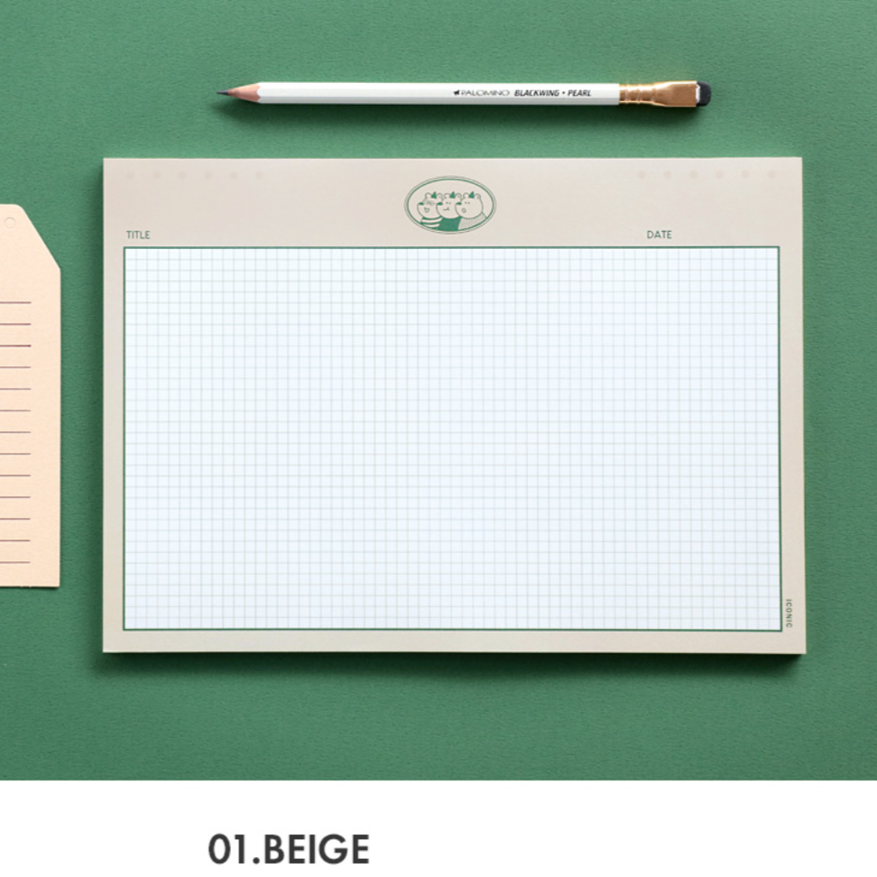 Iconic Wide B5 Buddy Notepad