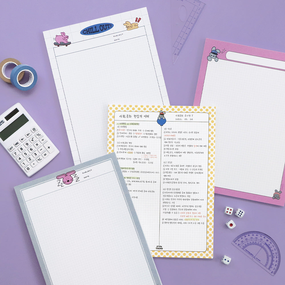 Iconic Bunny Notepad