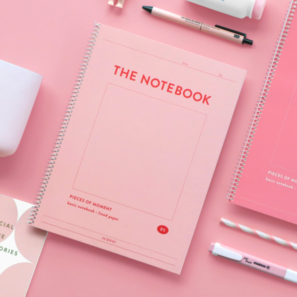 Iconic Basic Lined Notebook Semi-B5 – 26 Sheets