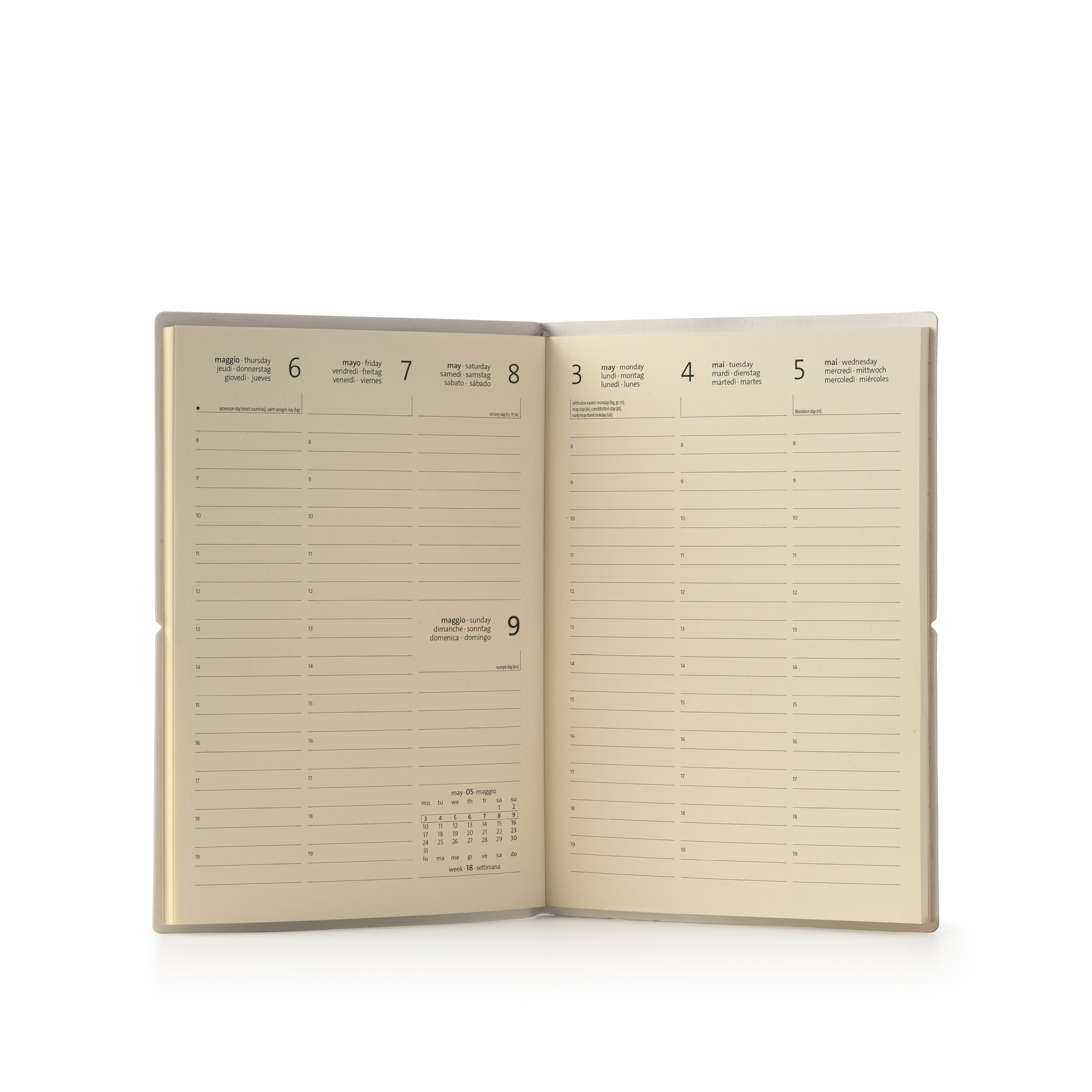 Ciak 2027 CANVAS Vertical Weekly Planner 15x21cm