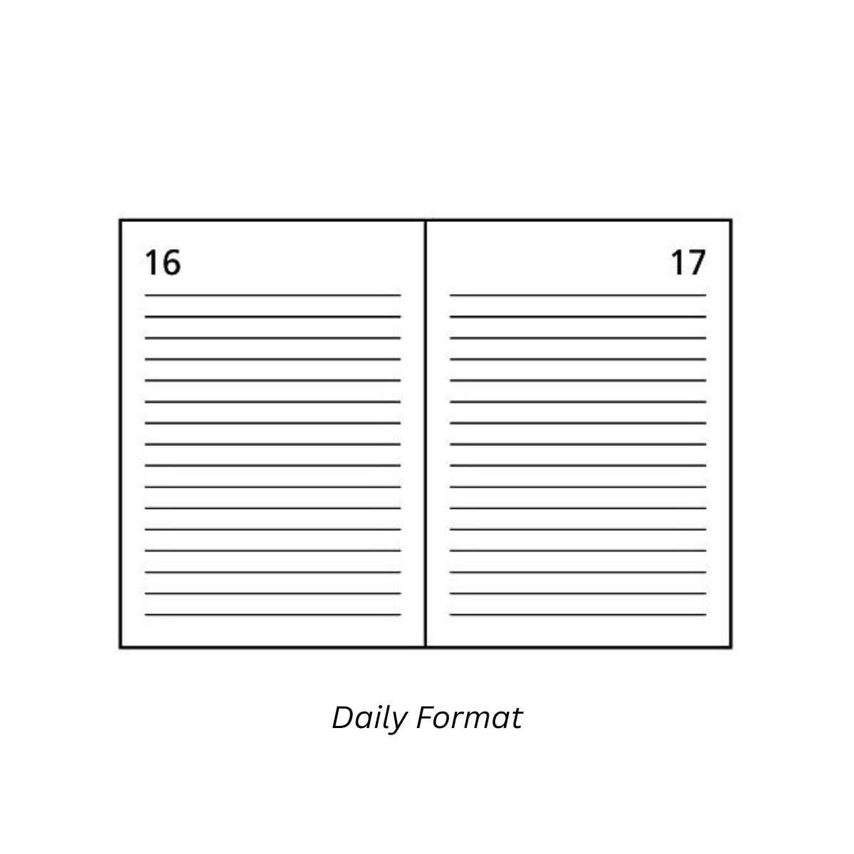 Ciak 2027 CLASSIC Daily Planner — 3 Sizes