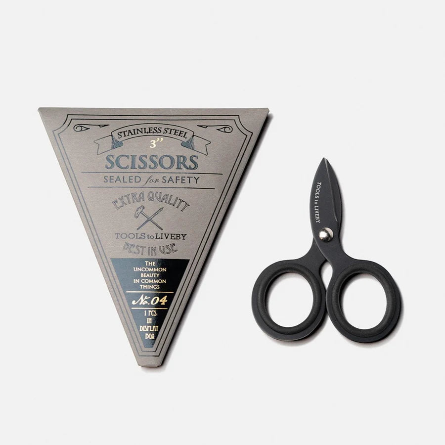 Tools to Live By -- Scissors 3" Black