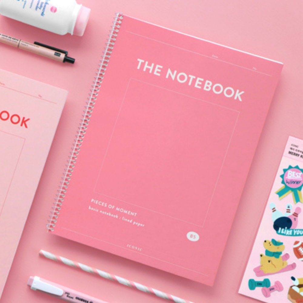 Iconic Basic Lined Notebook Semi-B5 – 26 Sheets