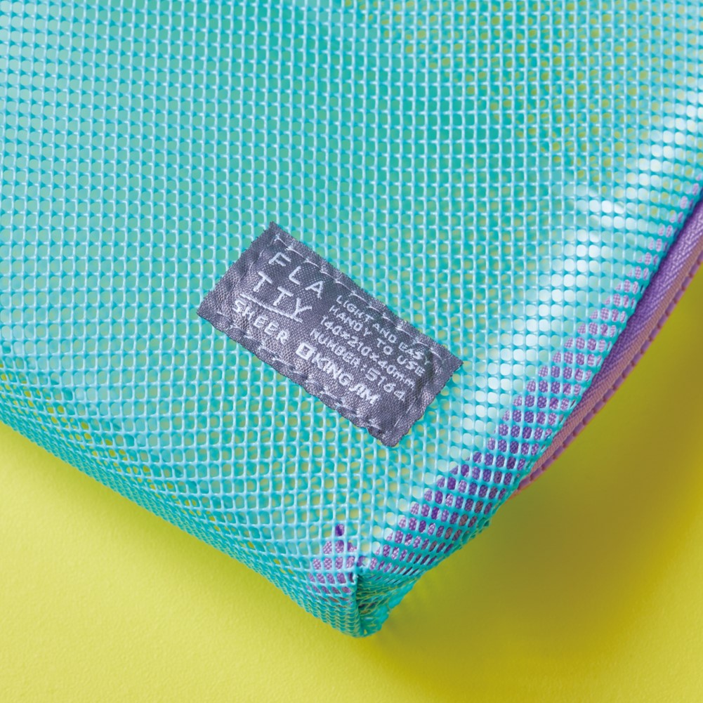 KING JIM FLATTY SHEER Mesh Pouch