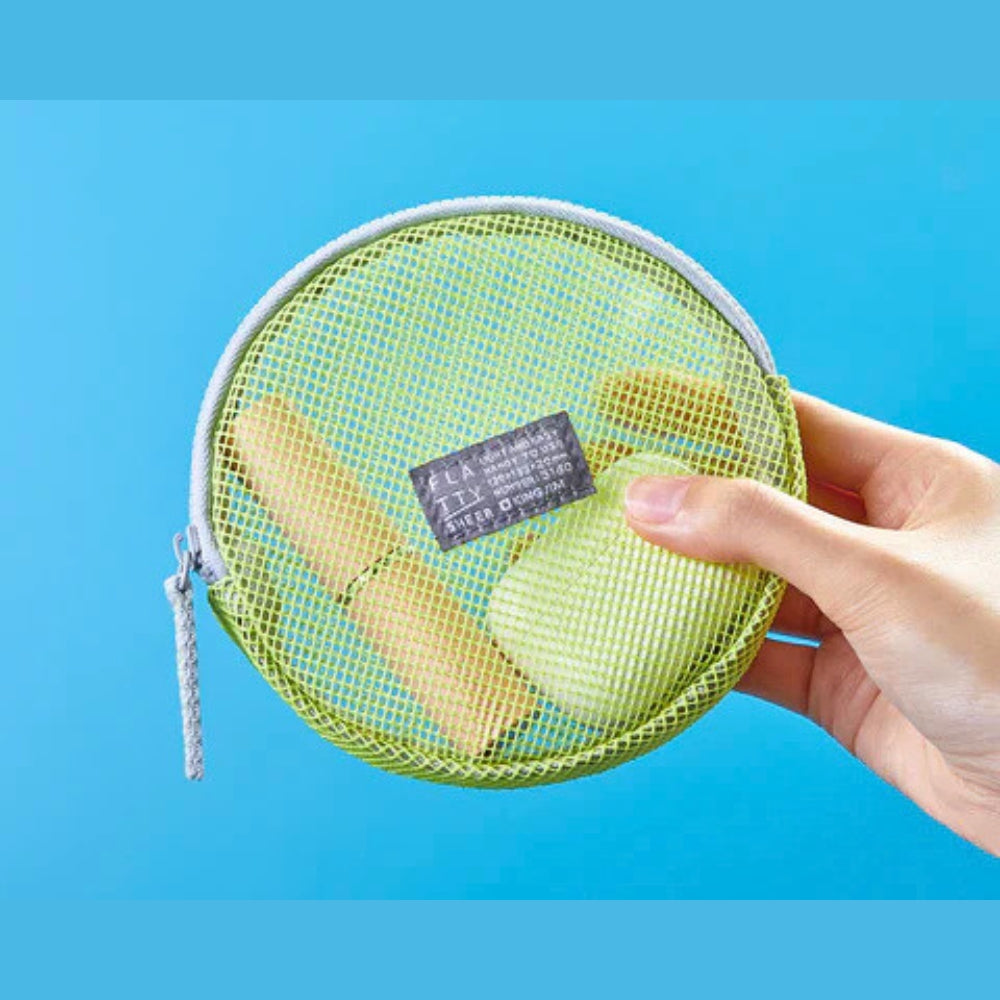 KING JIM FLATTY SHEER Mesh Pouch