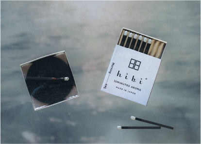 hibi sense. Sea (Morning) incense matches, eucalyptus and yuzu