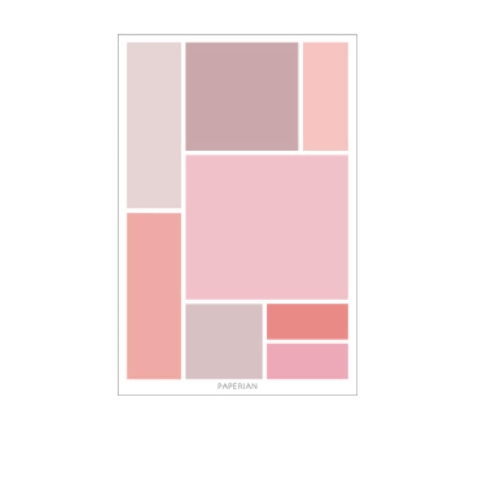 Paperian Colour Palette Stickers - Square