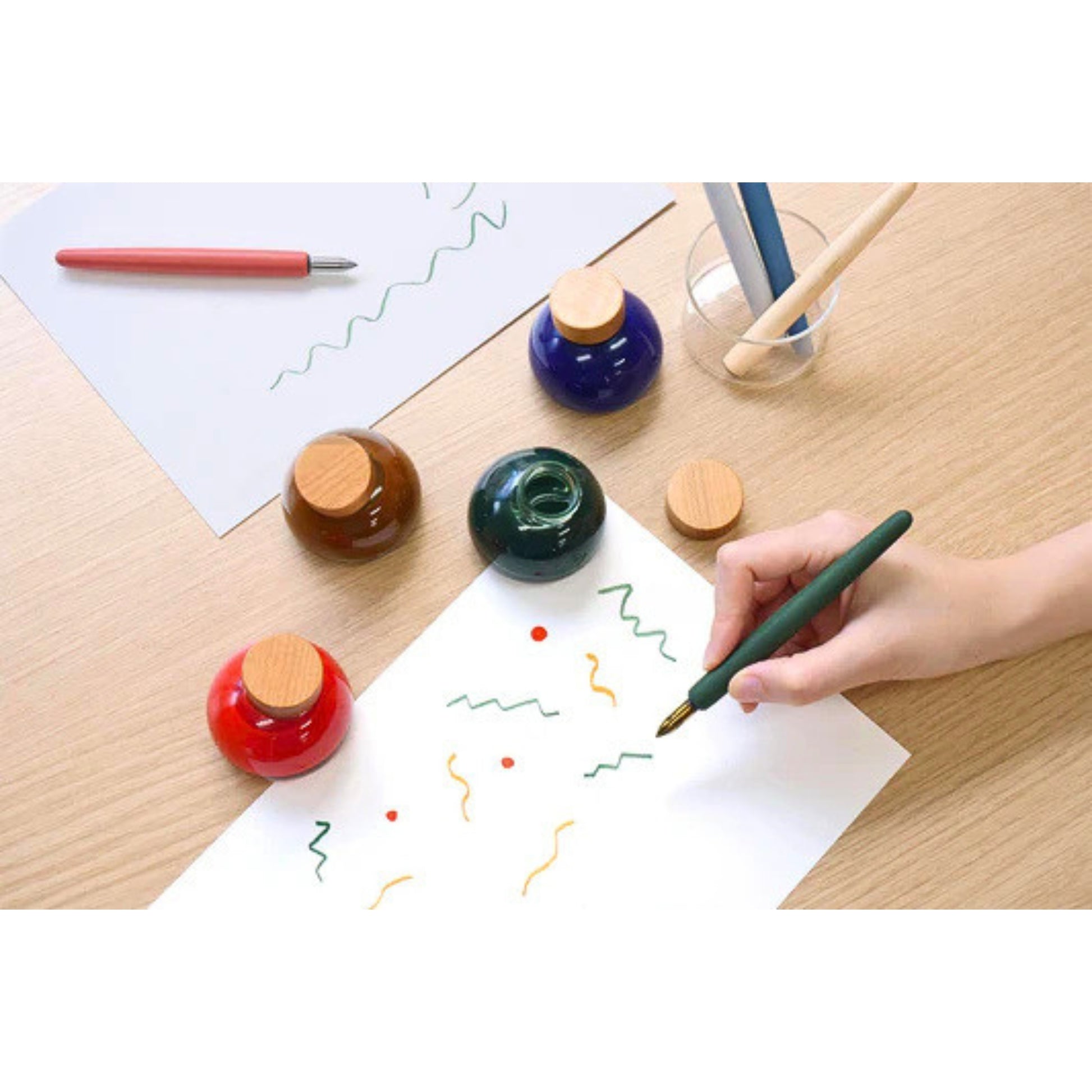 Kakimori Mini Nib Holder (Forest)